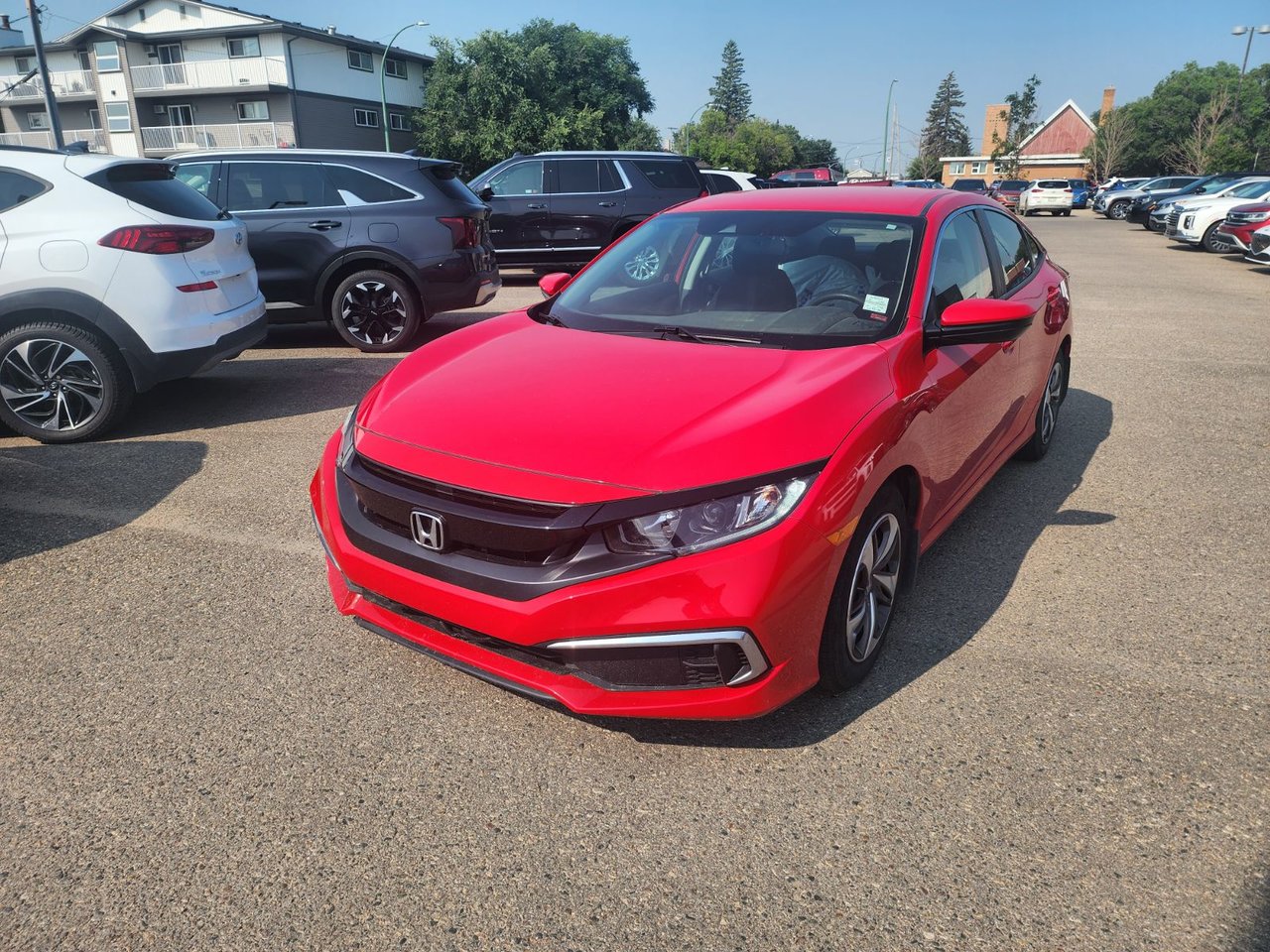 Rallye Red 2020 Honda Civic Sedan Front-Wheel Drive Automatic