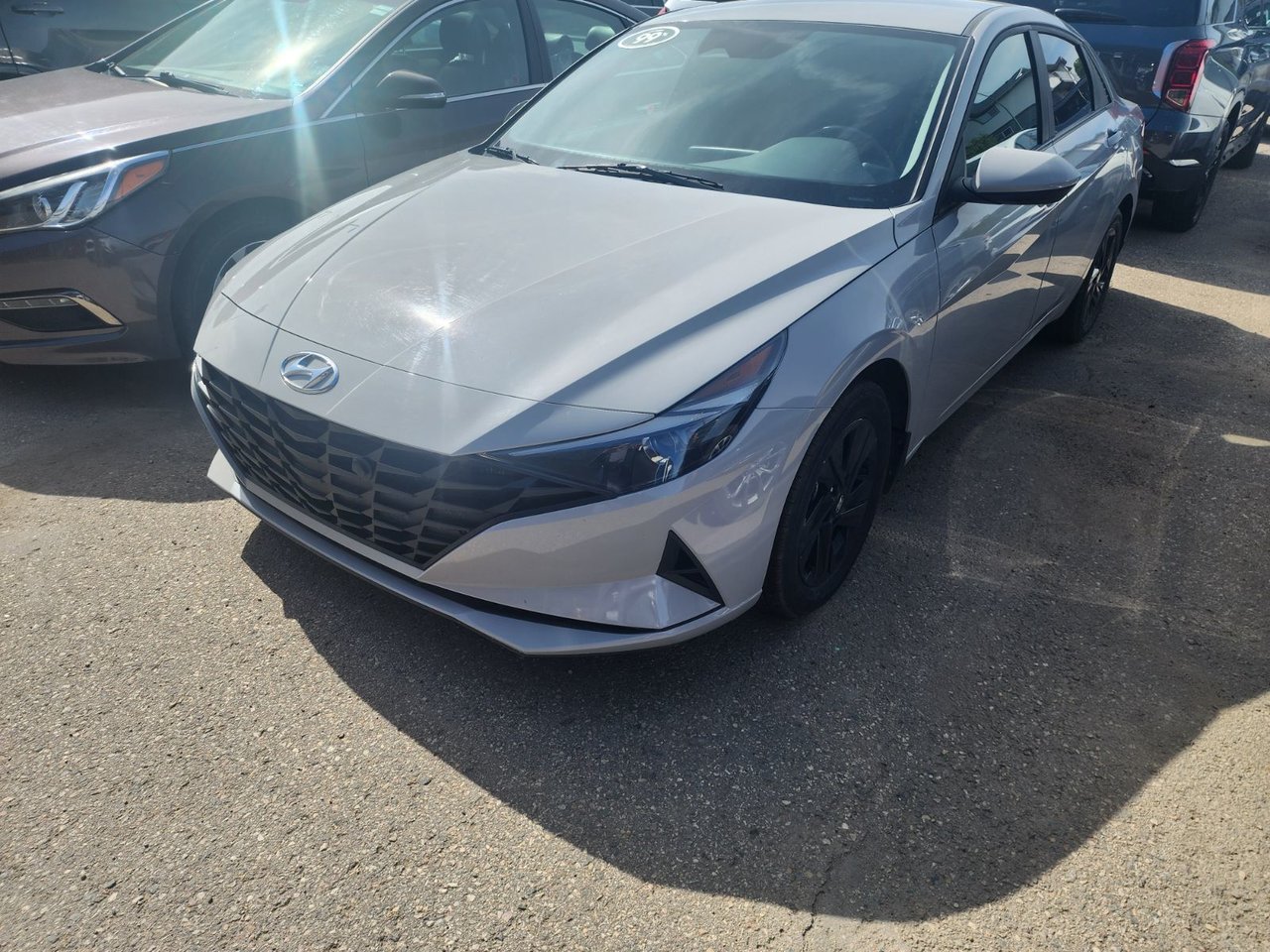 Gray (Cyber Grey MET) 2023 Hyundai Elantra Preferred FWD Sedan Automatic
