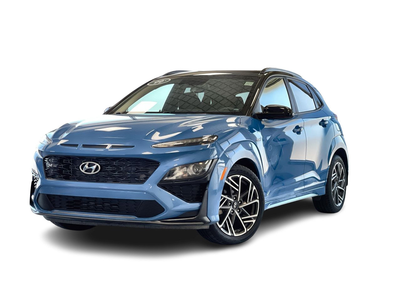 Blue 2022 Hyundai Kona SUV / Crossover All-Wheel Drive Automatic