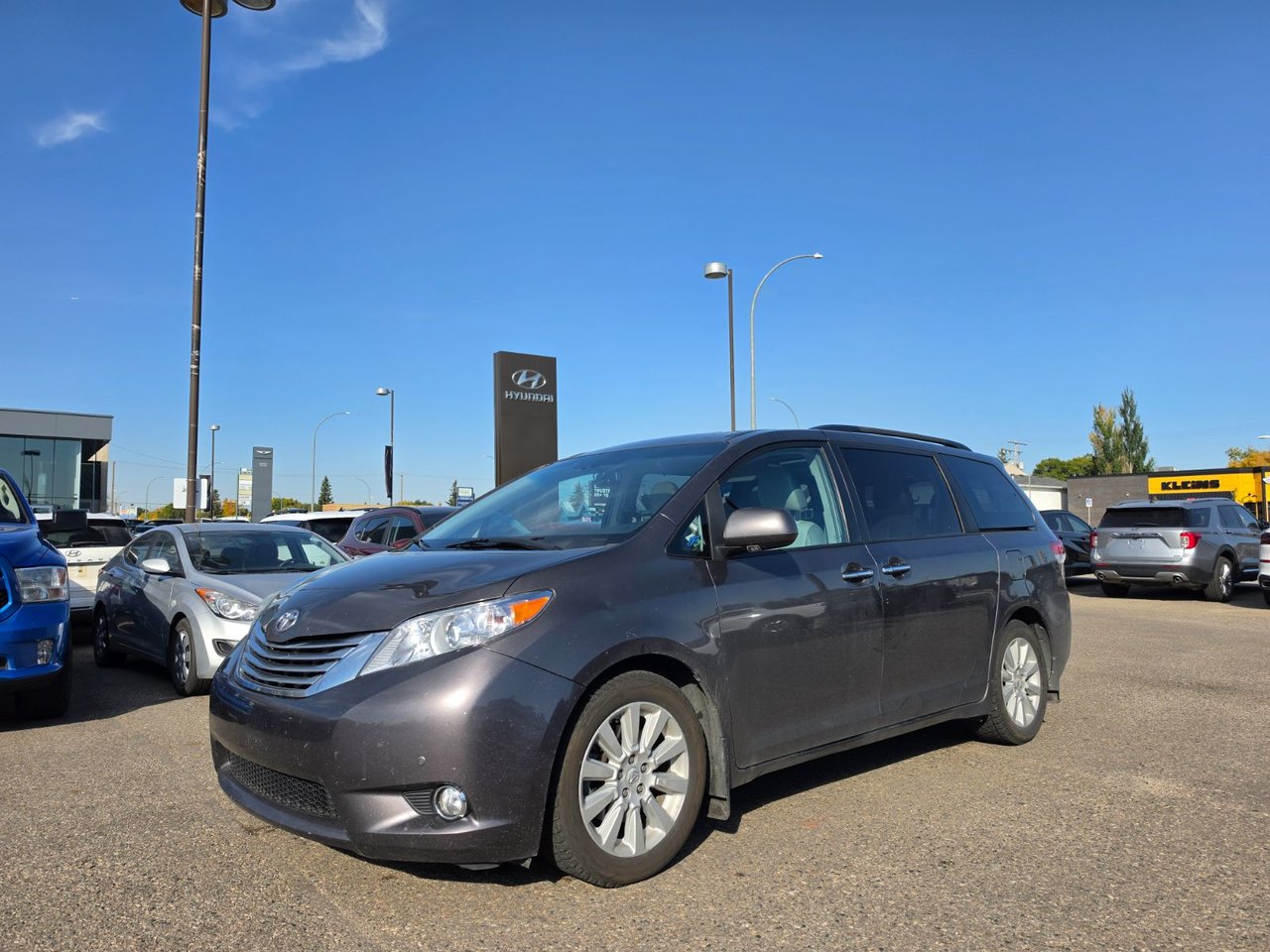 Gray (Pre-Dawn Grey Mica) 2012 Toyota Sienna Minivan Front-Wheel Drive Automatic