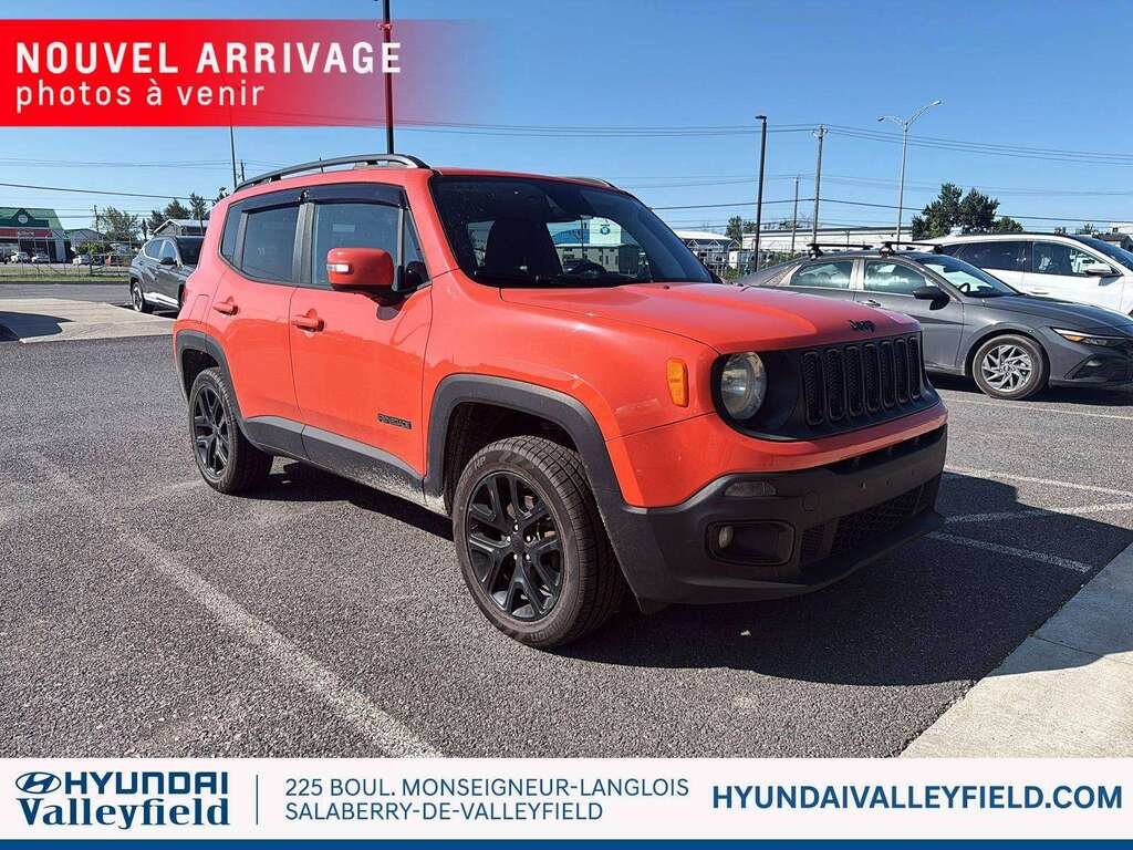 Orange 2018 Jeep Renegade SUV / Crossover Four-Wheel Drive Manual