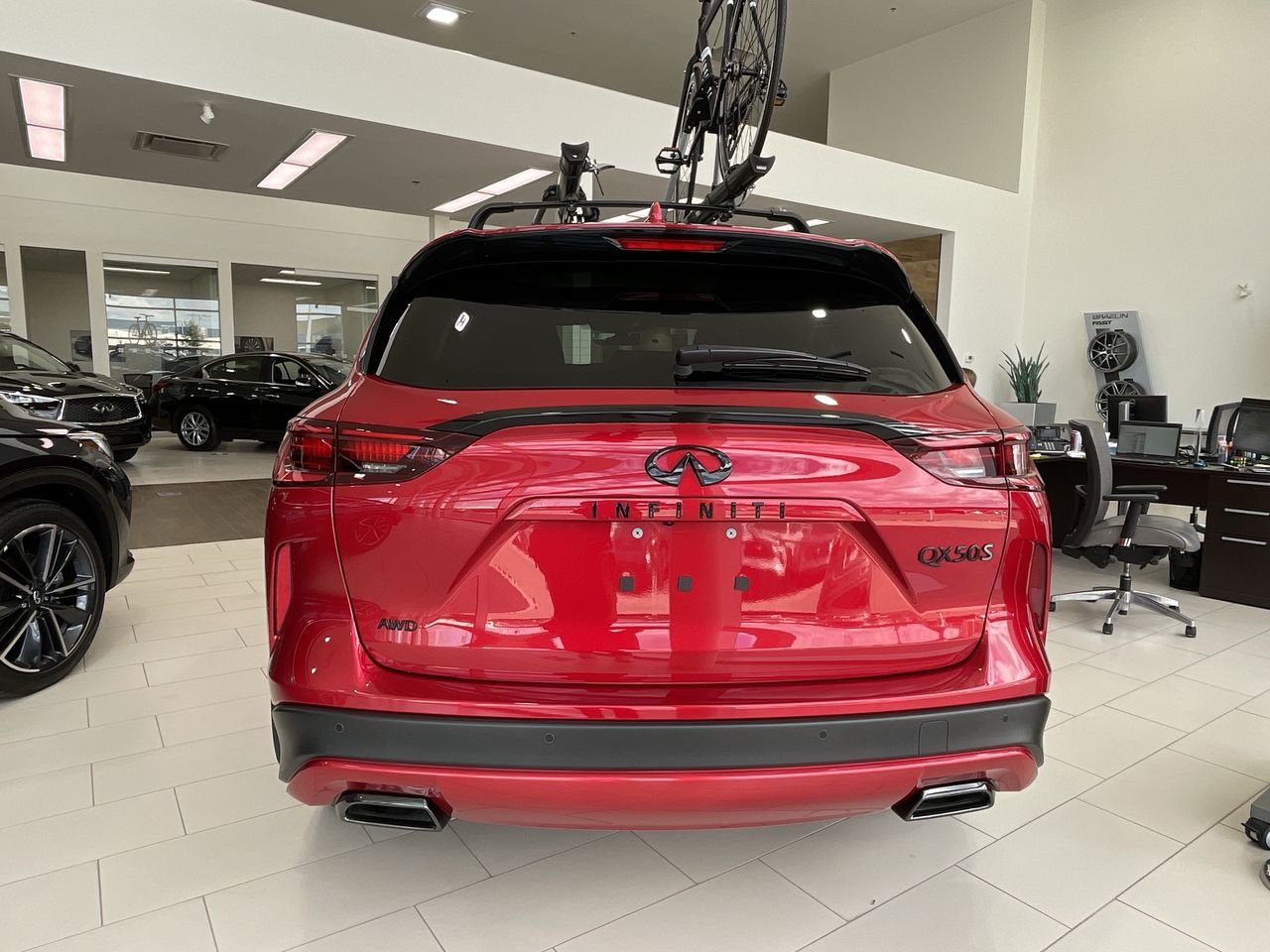 New 2023 Dynamic Sunstone Red INFINITI SPORT image 9