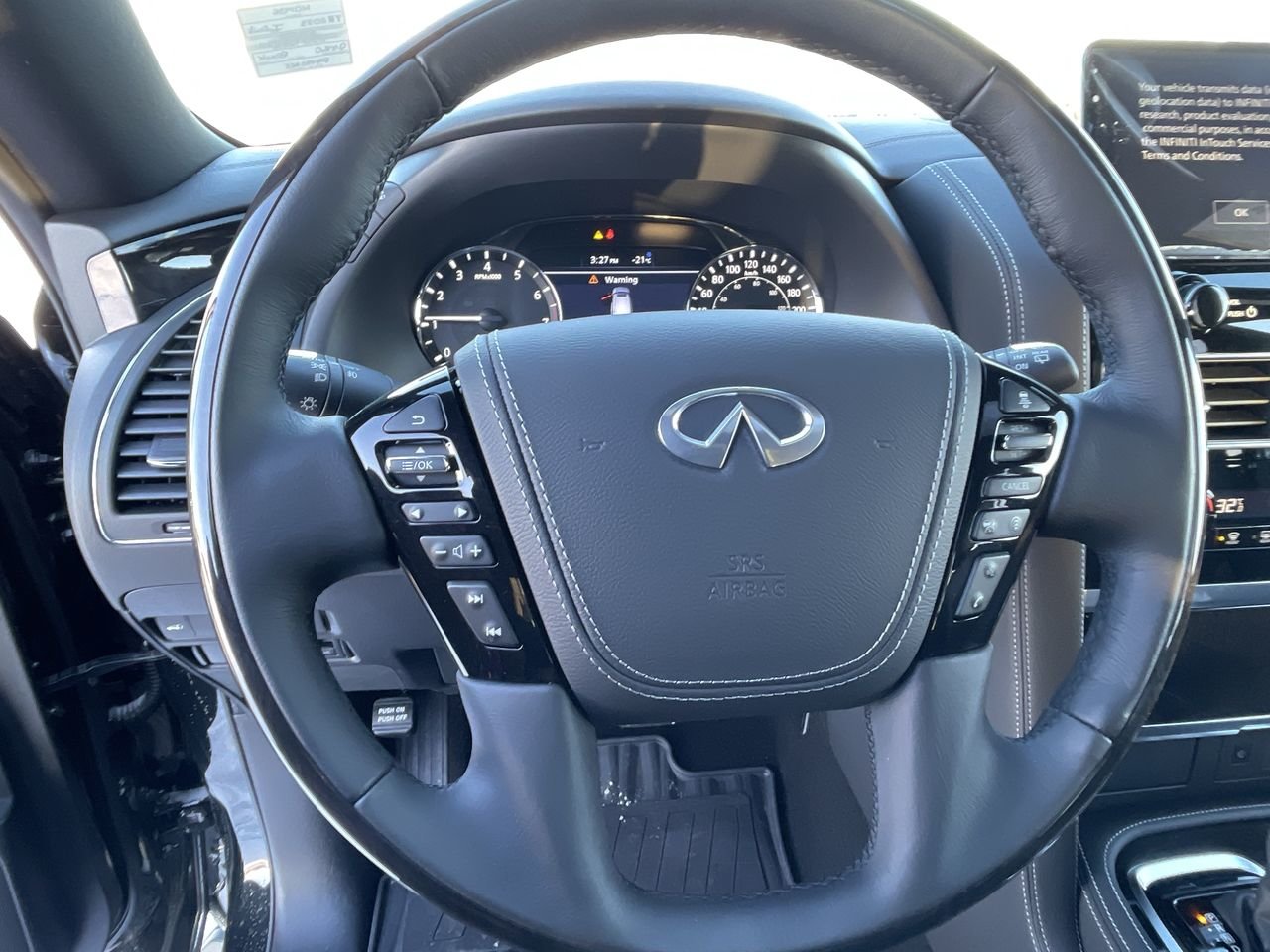 New 2023 Mineral Black INFINITI 8 PASSENGER, ProACTIVE image 23