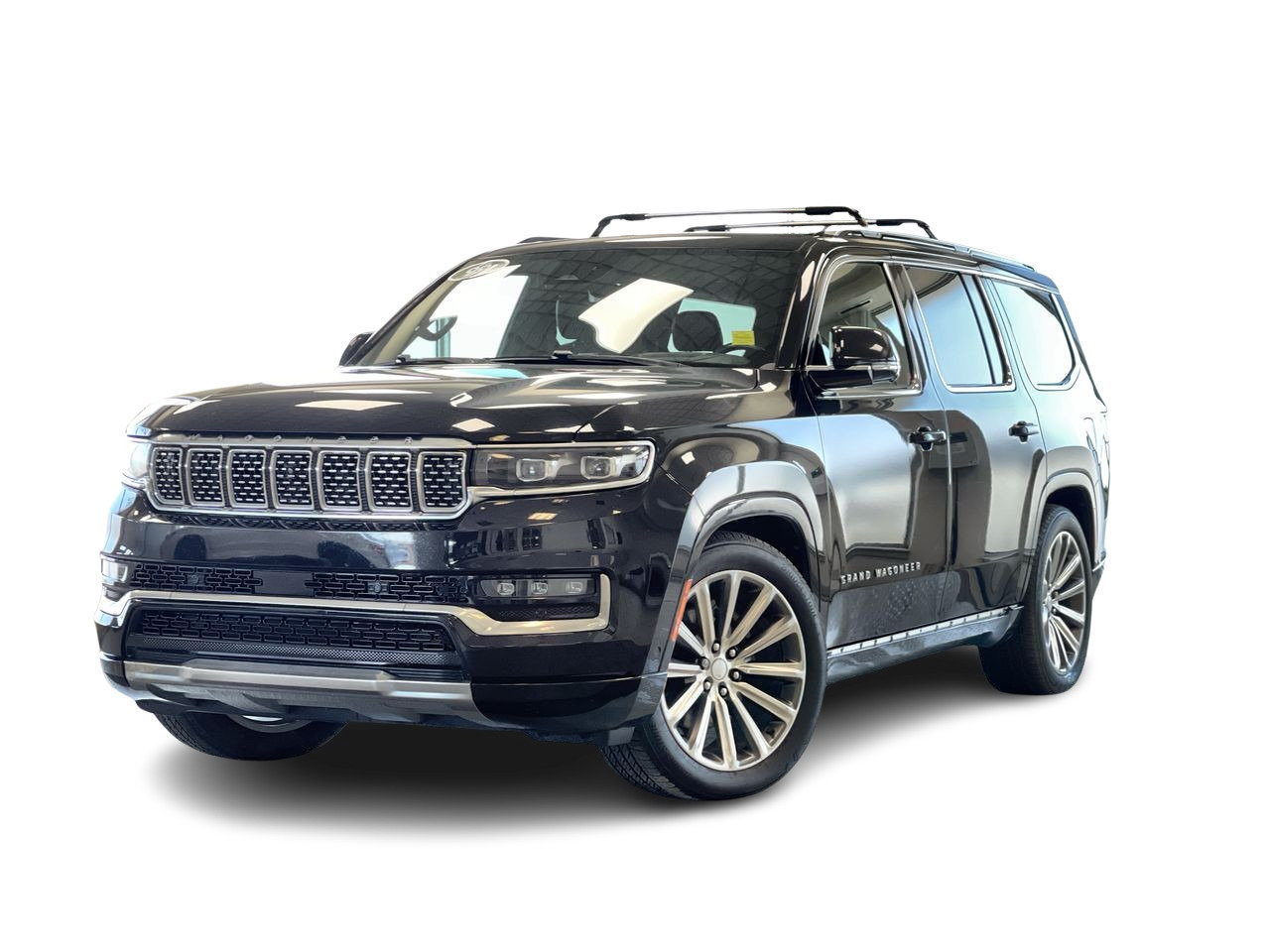Diamond Black Crystal Pearl 2022 Jeep Grand Wagoneer SUV / Crossover Four-Wheel Drive Automatic