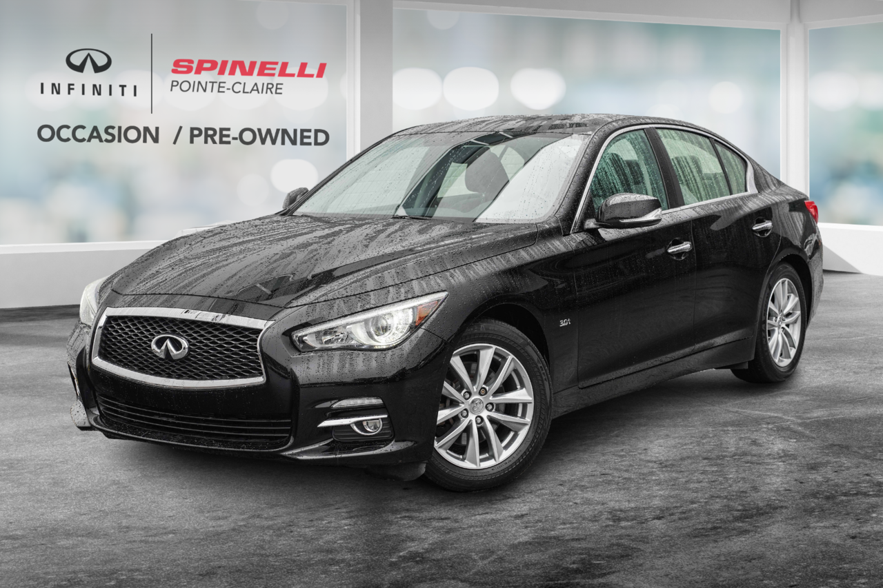 Black Obsidian 2017 INFINITI Q50 3.0t Premium AWD Sedan All-Wheel Drive Automatic