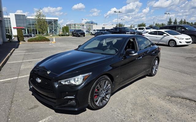 Midnight Black Pearl 2022 INFINITI Q50 Sedan All-Wheel Drive Automatic