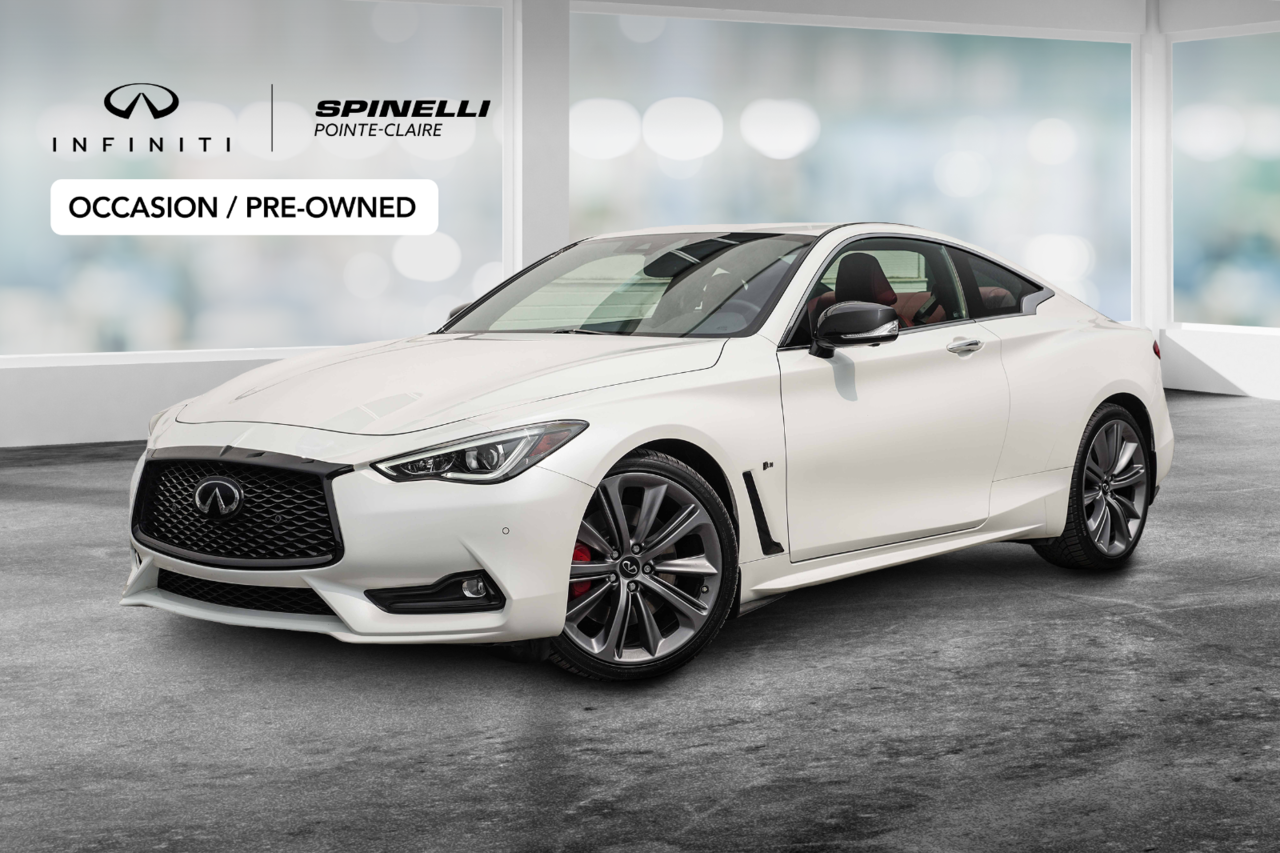Majestic White Pearl 2022 INFINITI Q60 Coupe All-Wheel Drive Automatic