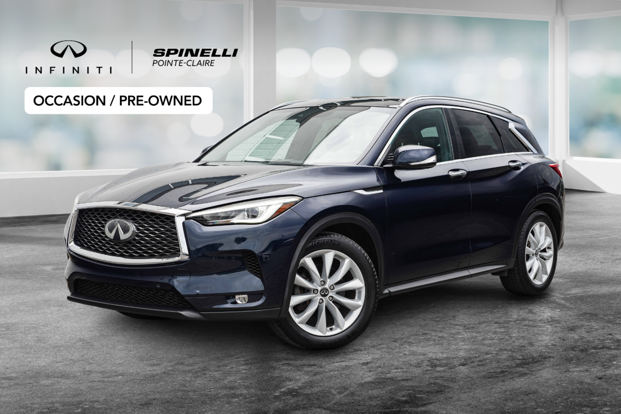 Hermosa Blue Metallic 2019 INFINITI QX50 SUV / Crossover All-Wheel Drive Continuously Variable Transmission