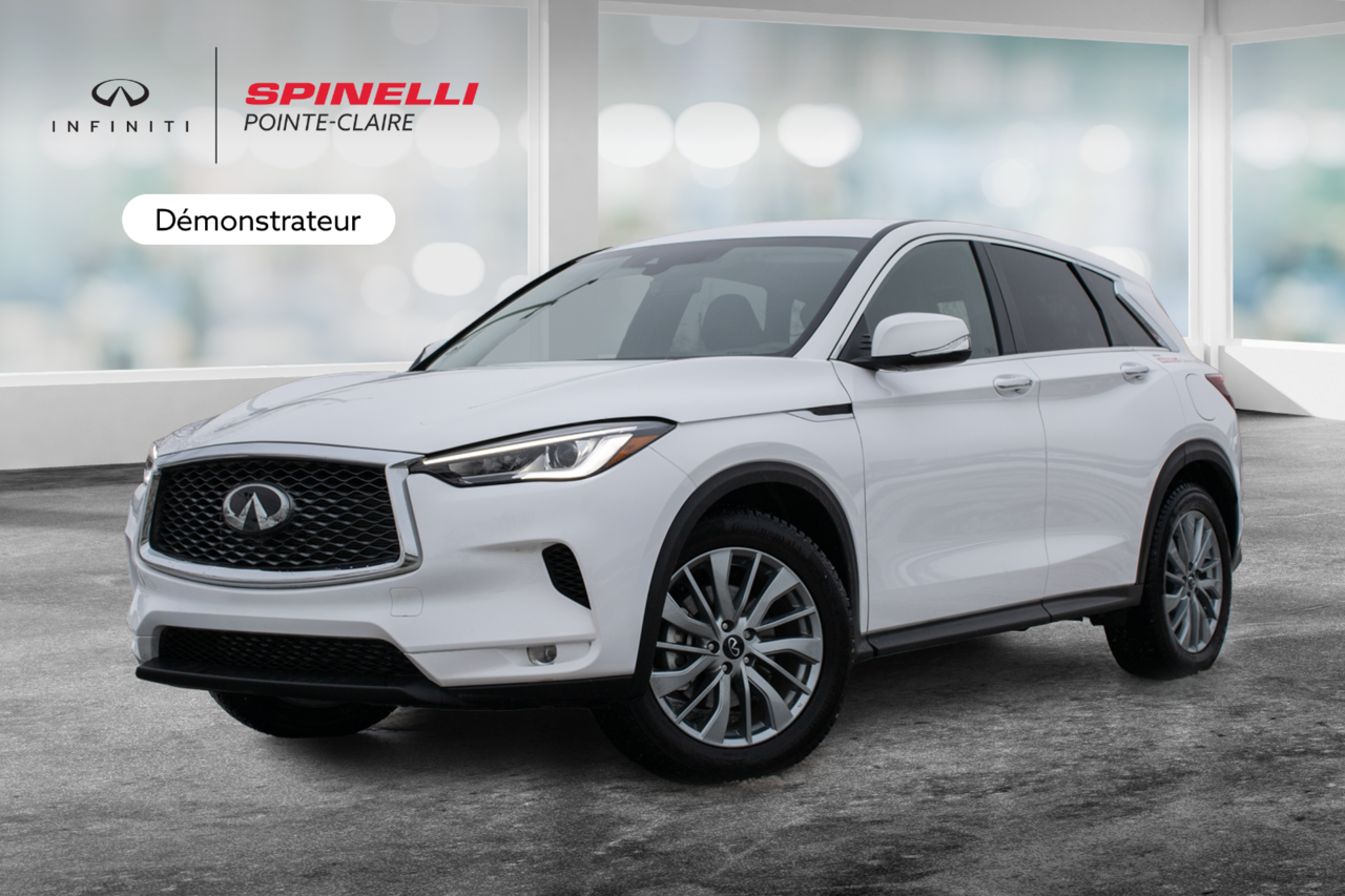 Lunar White 2025 INFINITI QX50 SUV / Crossover All-Wheel Drive Automatic