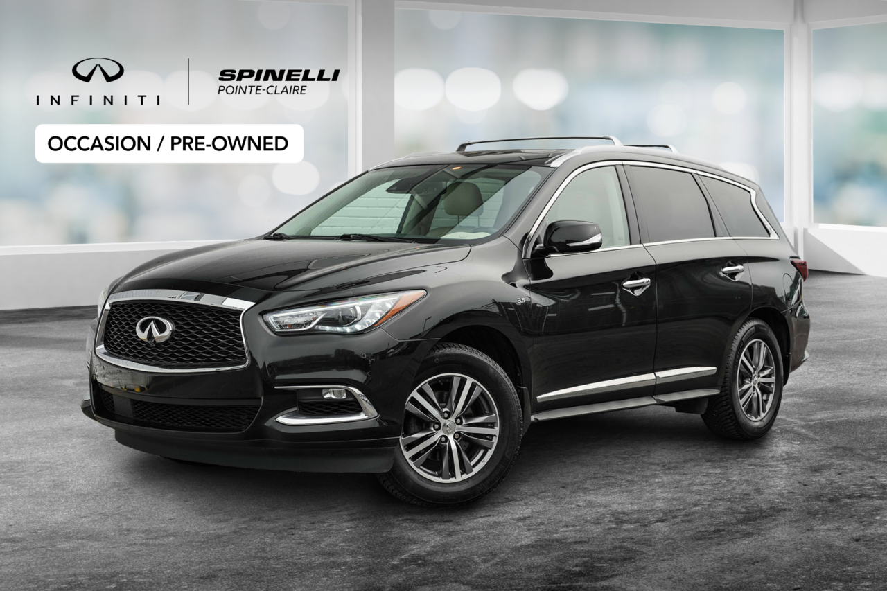 Black Obsidian 2019 INFINITI QX60 SUV / Crossover Continuously Variable Transmission