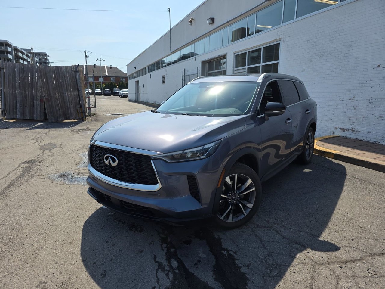 Moonbow Blue Pearl Metallic 2023 INFINITI QX60 Luxe AWD SUV / Crossover All-Wheel Drive Automatic