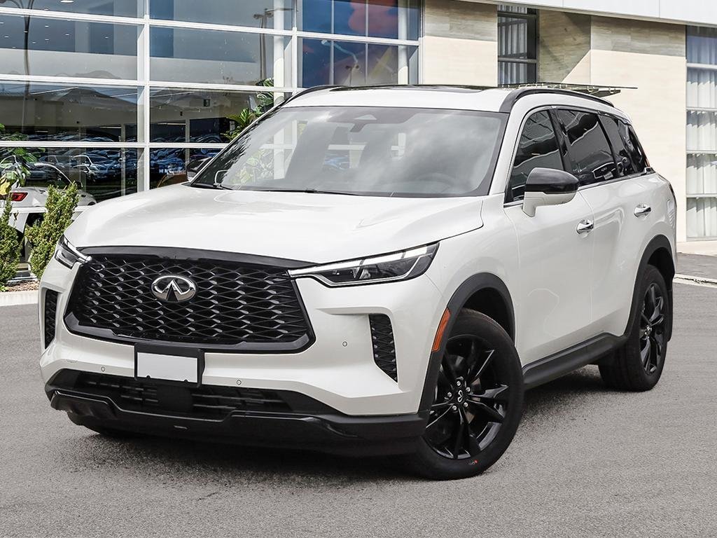 Majestic White 2025 INFINITI QX60 Luxe AWD SUV / Crossover All-Wheel Drive Automatic