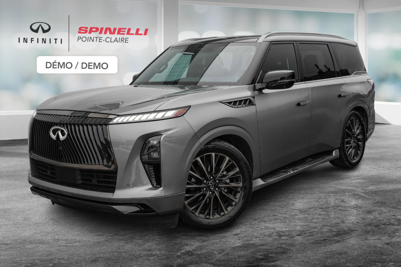 Black Obsidian/Dynamic Metal 2026 INFINITI QX80 Autograph 4WD SUV / Crossover All-Wheel Drive Automatic