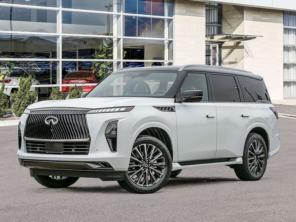 Black Obsidian/Radiant White 2026 INFINITI QX80 SUV / Crossover All-Wheel Drive Automatic