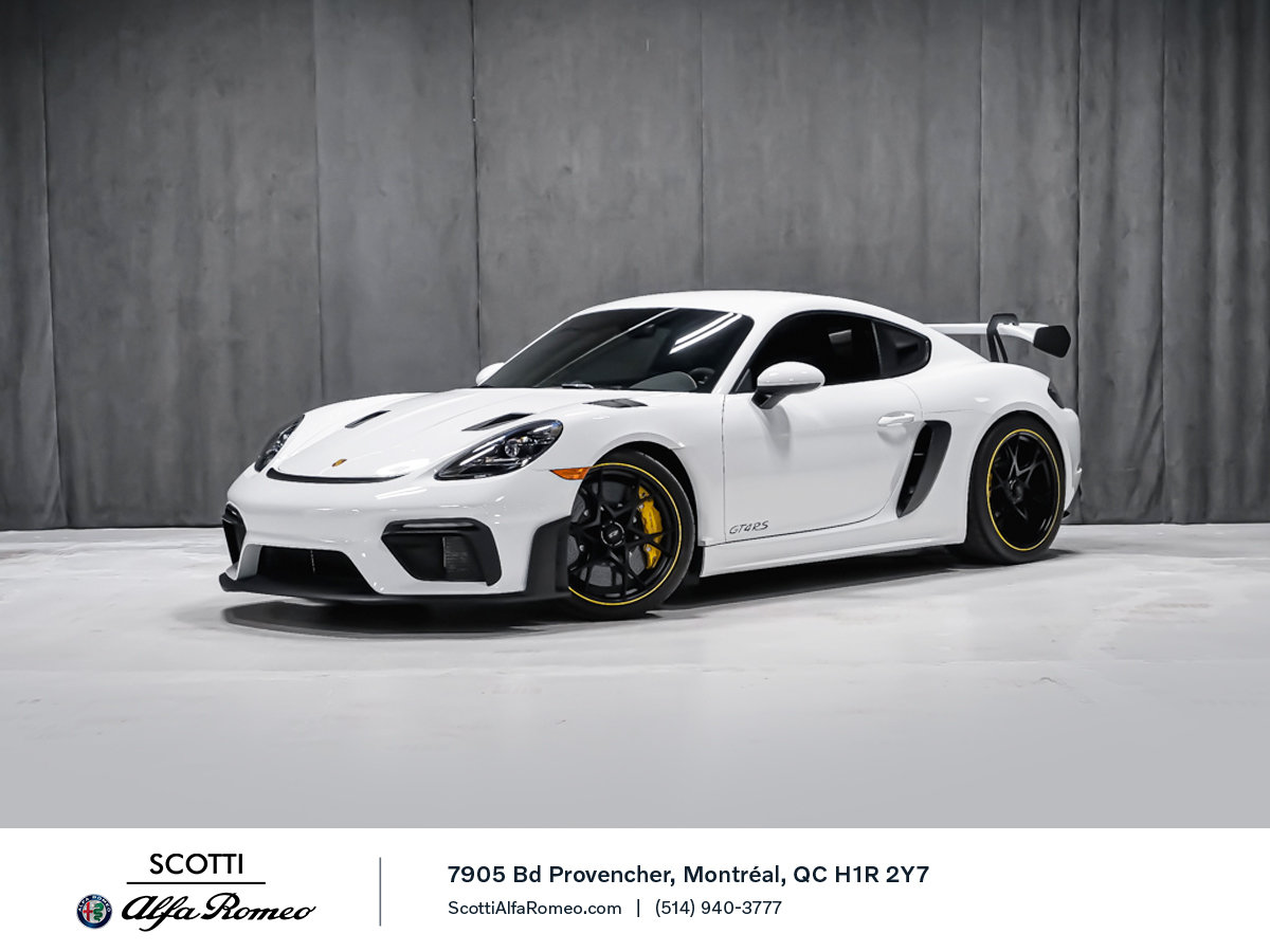 White 2025 Porsche 718 Cayman Coupe Rear-Wheel Drive Automatic