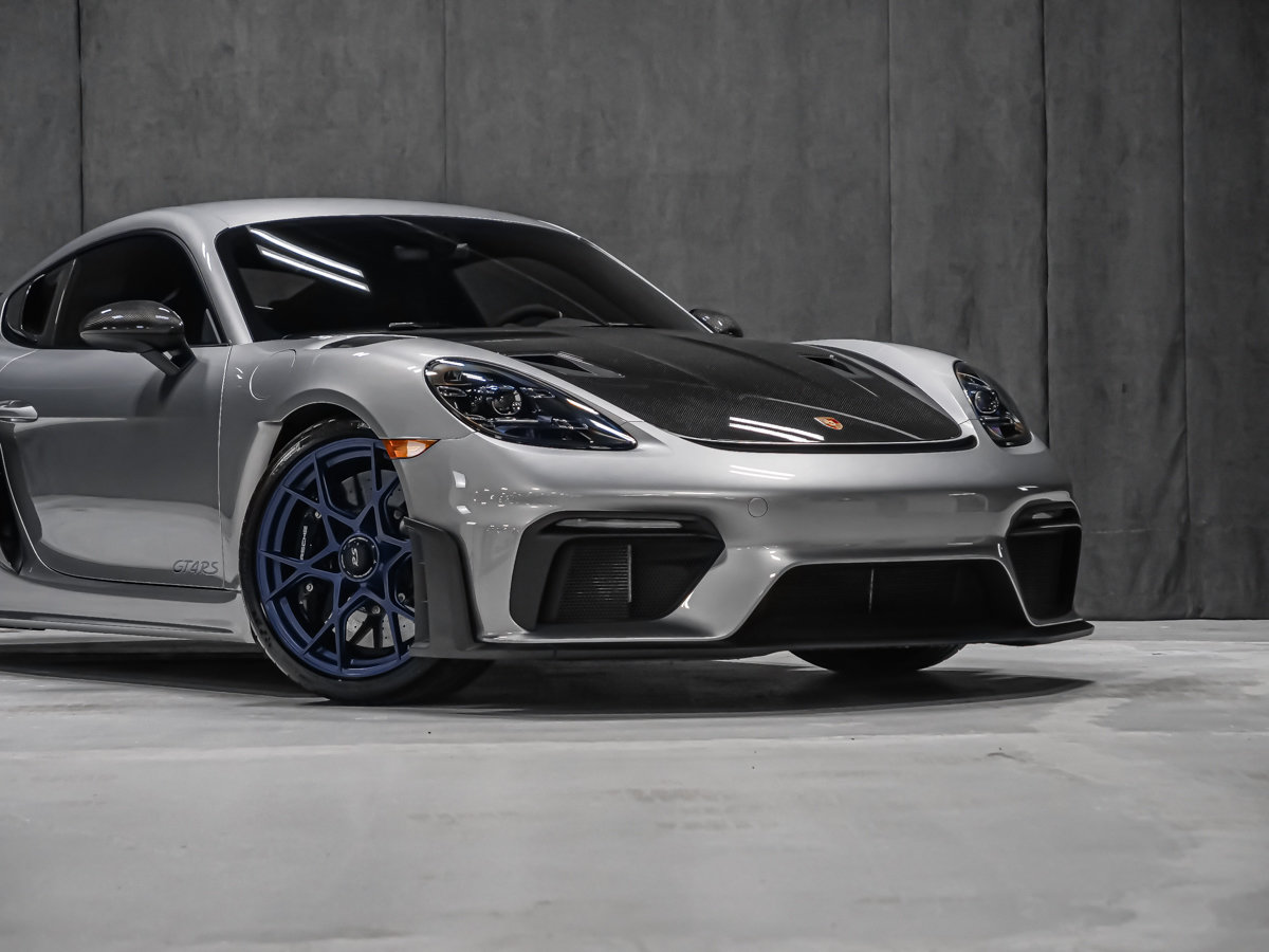 Porsche 718 Cayman GT4 RS PDK CARBONE JANTES BLEUES SPORT CHRONO 2025-10