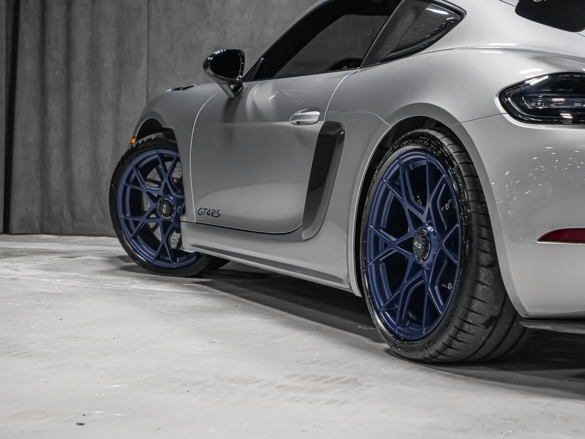 Porsche 718 Cayman GT4 RS PDK CARBONE JANTES BLEUES SPORT CHRONO 2025-16