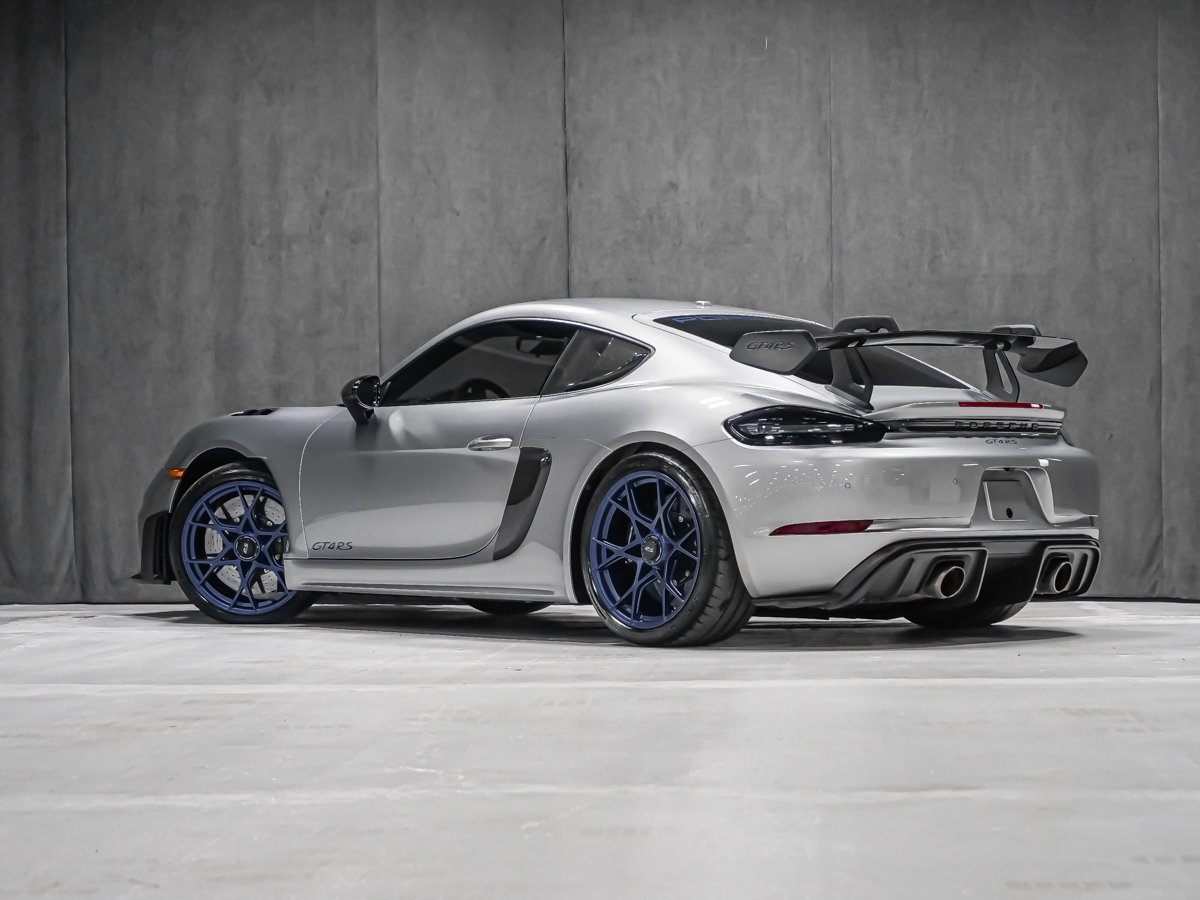 Porsche 718 Cayman GT4 RS PDK CARBONE JANTES BLEUES SPORT CHRONO 2025-4
