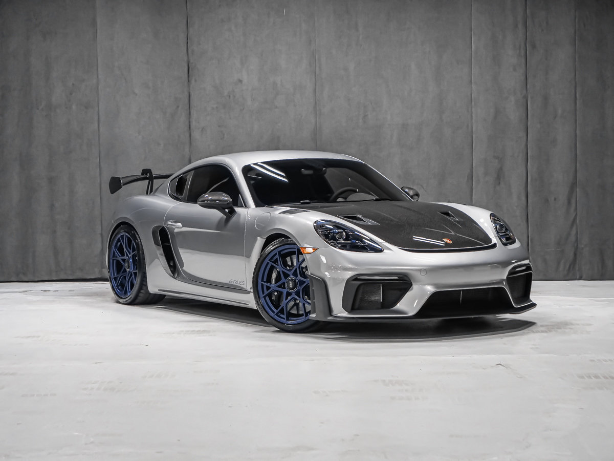 Porsche 718 Cayman GT4 RS PDK CARBONE JANTES BLEUES SPORT CHRONO 2025-1