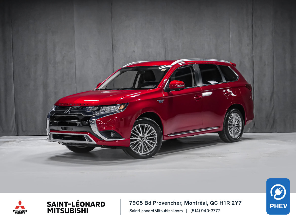 Red 2021 Mitsubishi Outlander Hybrid Plug-in Automatic