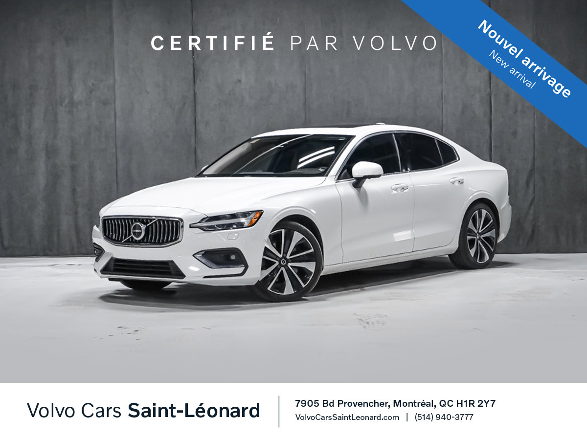 White 2023 Volvo S60 Sedan All-Wheel Drive Automatic