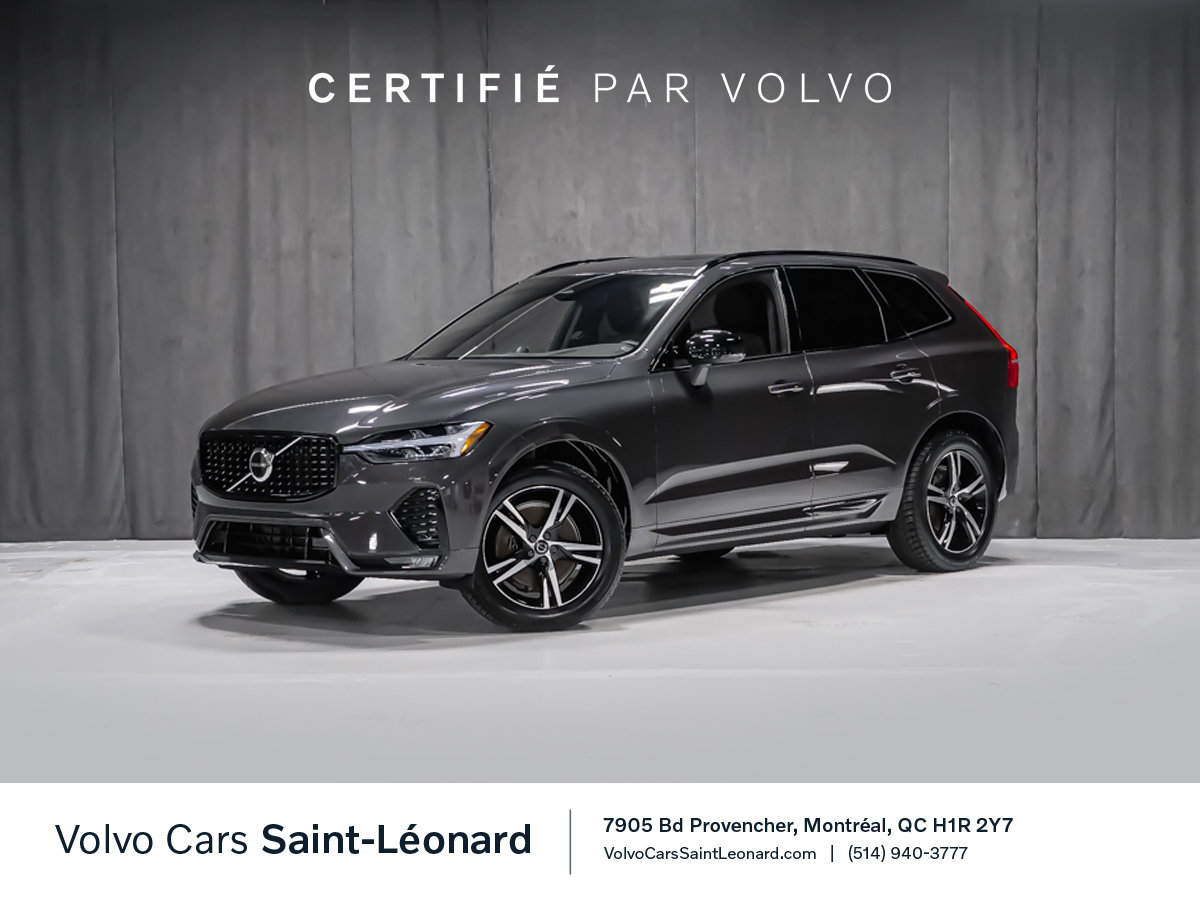 Gray (Platinum Grey Metallic) 2022 Volvo XC60 B6 R-Design AWD SUV / Crossover All-Wheel Drive Automatic