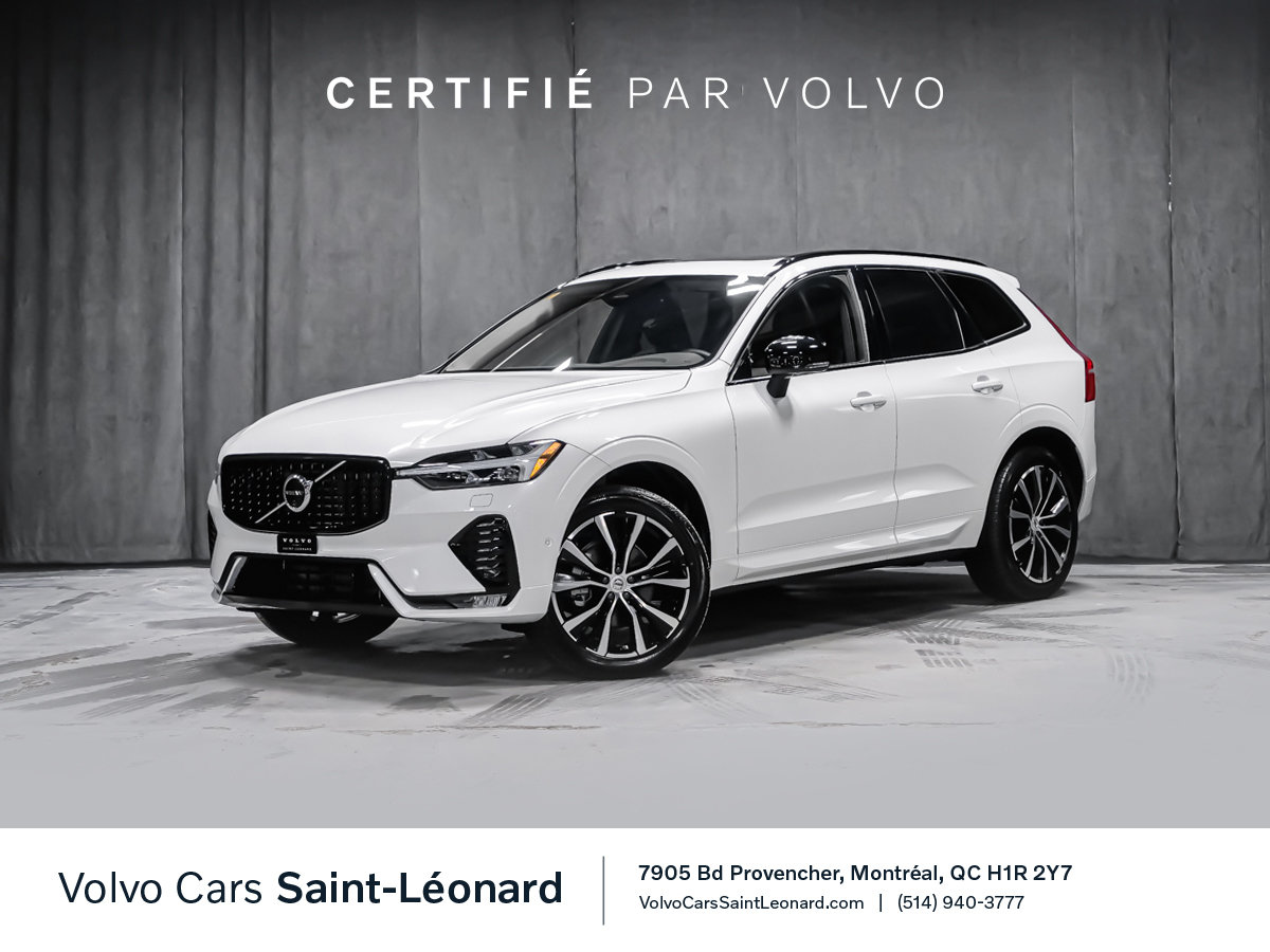 CRYSTAL WHITE 2025 Volvo XC60 B5 Plus Dark Theme AWD SUV / Crossover All-Wheel Drive Automatic