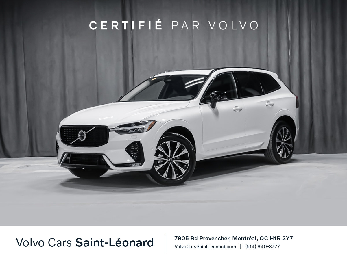 CRYSTAL WHITE 2025 Volvo XC60 B5 Plus Dark Theme AWD SUV / Crossover All-Wheel Drive Automatic
