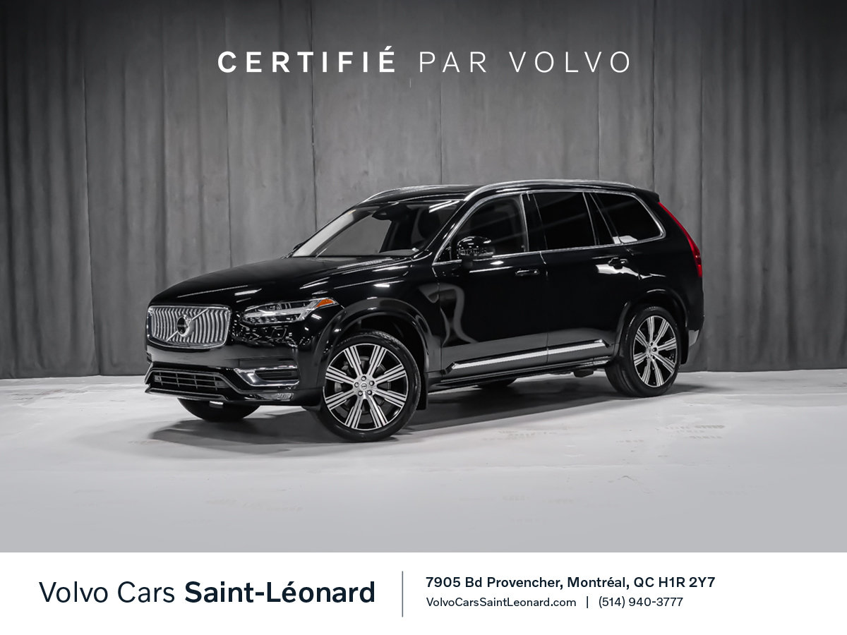 Onyx Black Metallic 2024 Volvo XC90 B6 Plus Bright Theme 7-Passenger AWD SUV / Crossover All-Wheel Drive Automatic