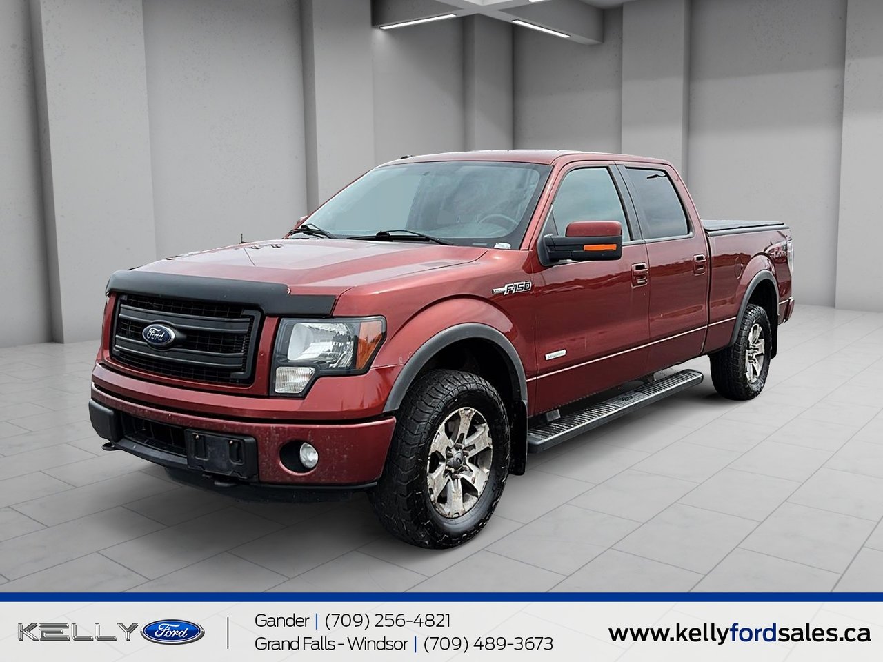 Red (SUNSET METALLIC) 2014 Ford F-150 Pickup Truck Four-Wheel Drive Automatic