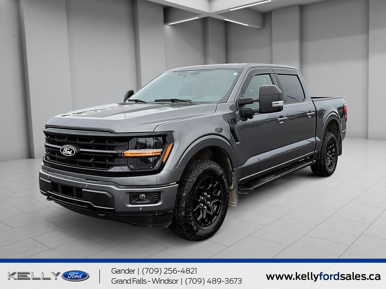 Gray (CARBONIZED GREY METALLIC) 2024 Ford F-150 Pickup Truck Four-Wheel Drive Automatic