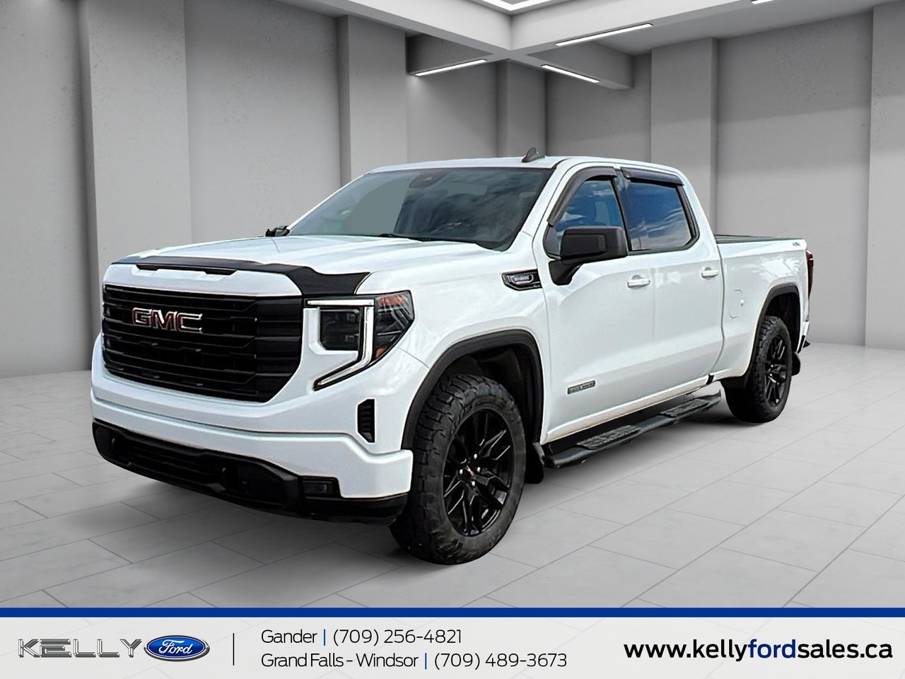 White 2023 GMC Sierra 1500 Pickup Truck Four-Wheel Drive Automatic