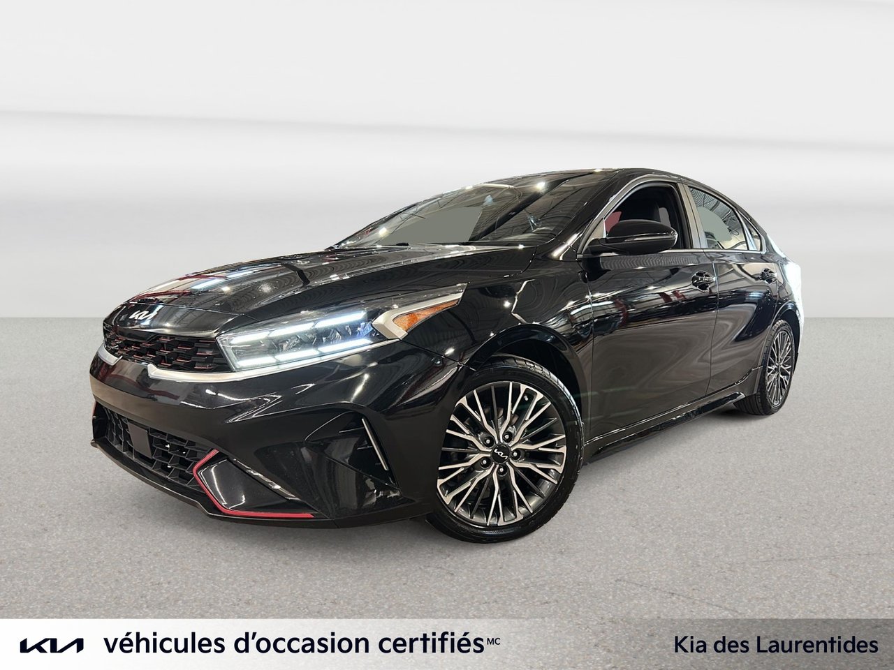 Aurora Black 2022 Kia Forte Sedan Front-Wheel Drive Automatic