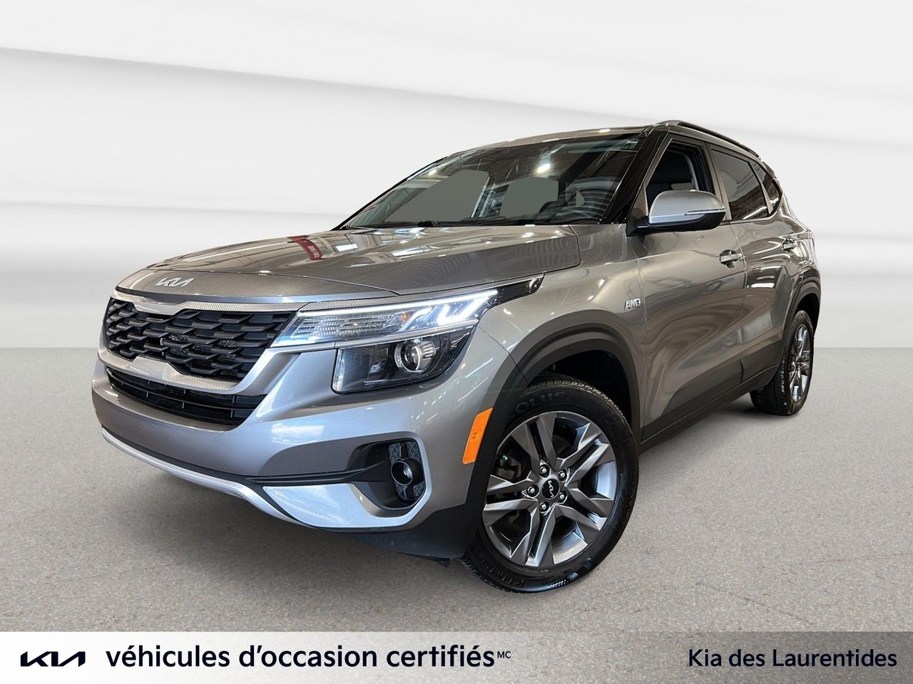 Gray (Steel Grey) 2023 Kia Seltos SUV / Crossover All-Wheel Drive Automatic