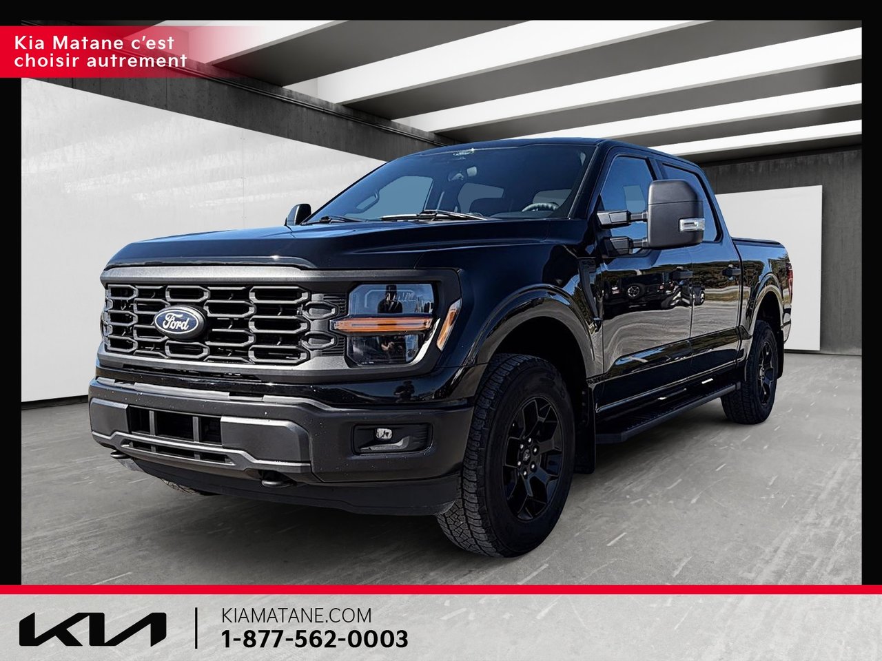 Agate Black Metallic 2024 Ford F-150 Pickup Truck Four-Wheel Drive Automatic