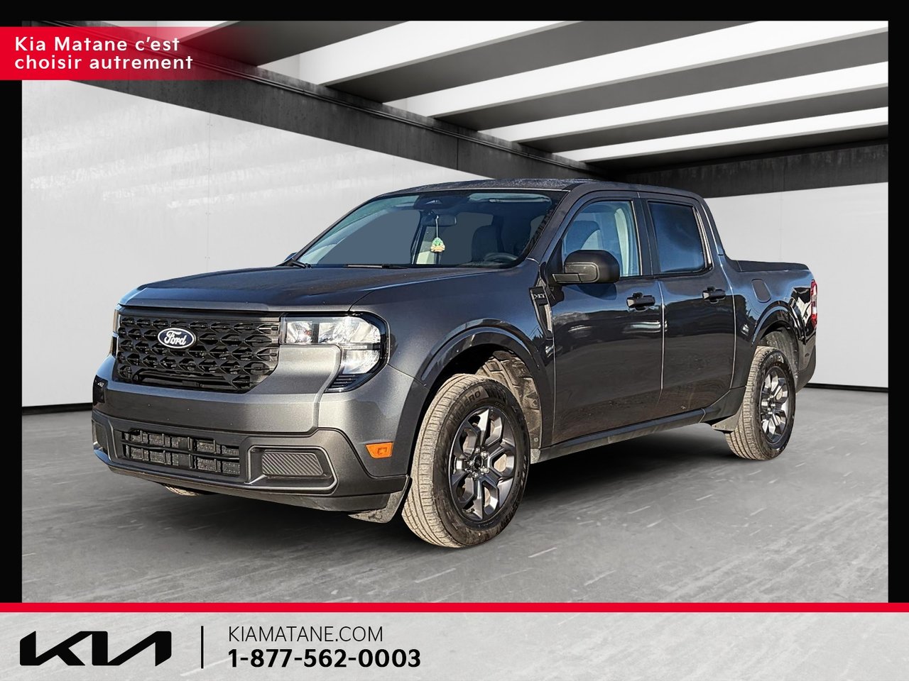Gray 2025 Ford Maverick Pickup Truck Front-Wheel Drive