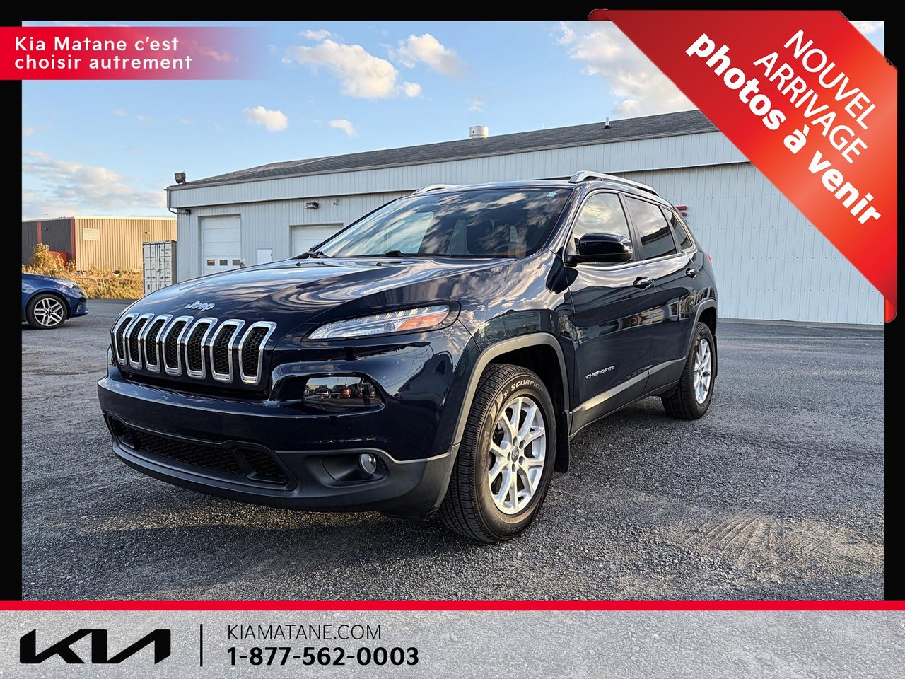 True Blue Pearl 2015 Jeep Cherokee SUV / Crossover  Automatic