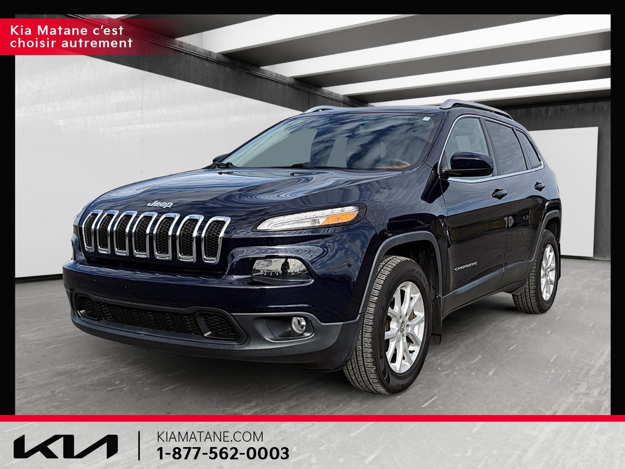 True Blue Pearl 2015 Jeep Cherokee SUV / Crossover Automatic