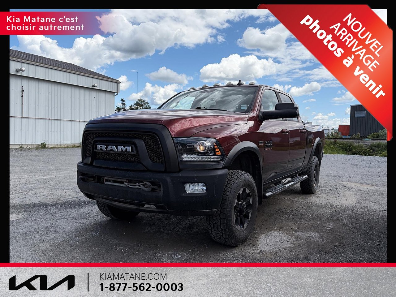 Flame Red 2018 RAM 2500 Pickup Truck Four-Wheel Drive Automatic