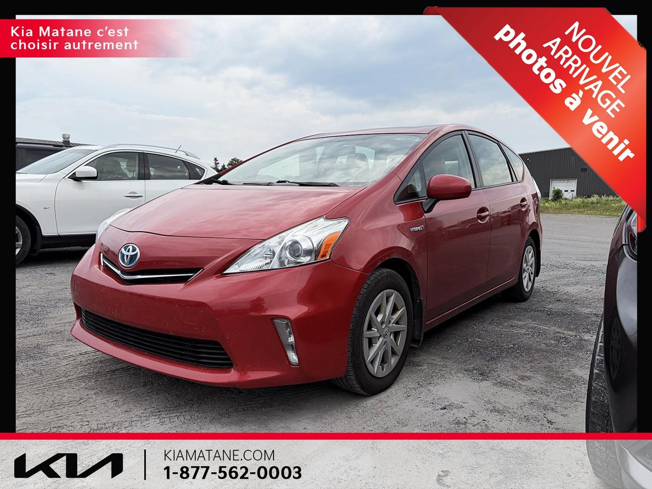 Barcelona Red Metallic 2014 Toyota Prius v Sedan