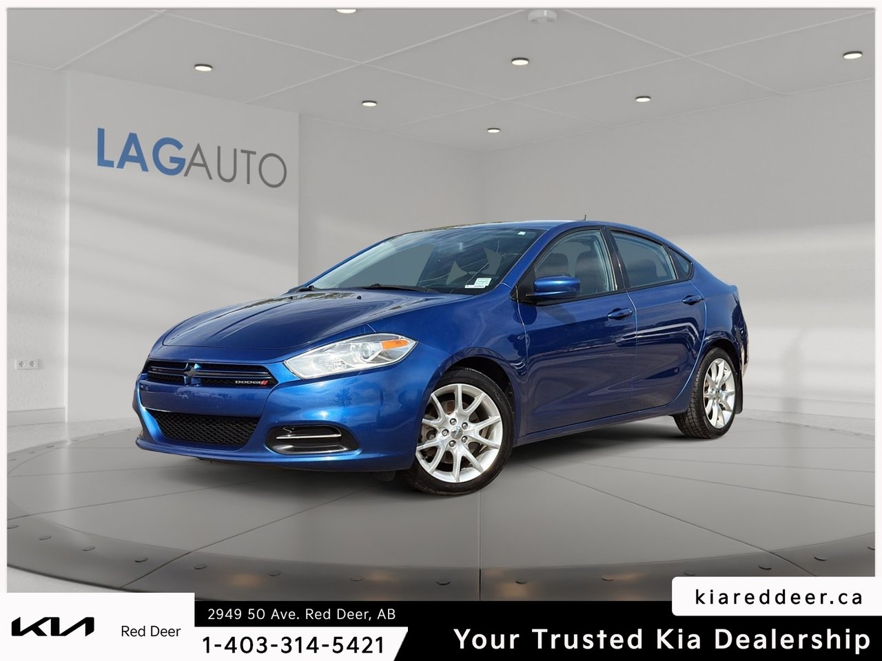 Blue Streak Pearlcoat 2013 Dodge Dart Sedan Front-Wheel Drive Automatic