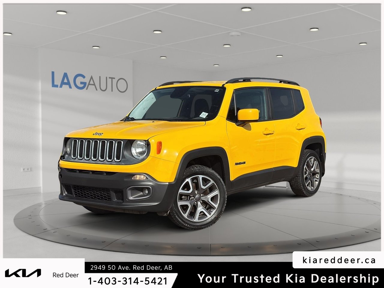 Solar Yellow 2016 Jeep Renegade SUV / Crossover Four-Wheel Drive Automatic