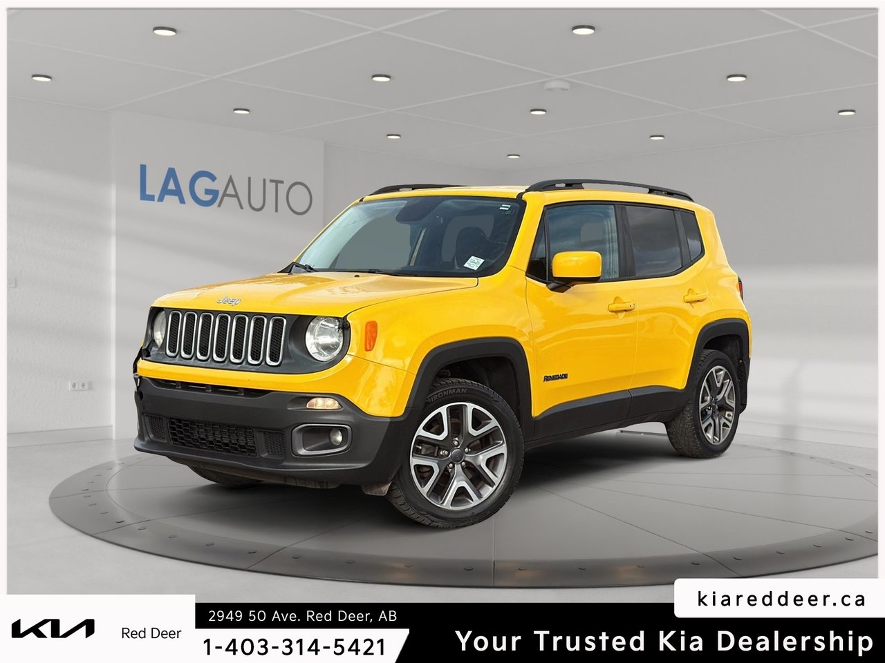 Solar Yellow 2016 Jeep Renegade SUV / Crossover Four-Wheel Drive Automatic