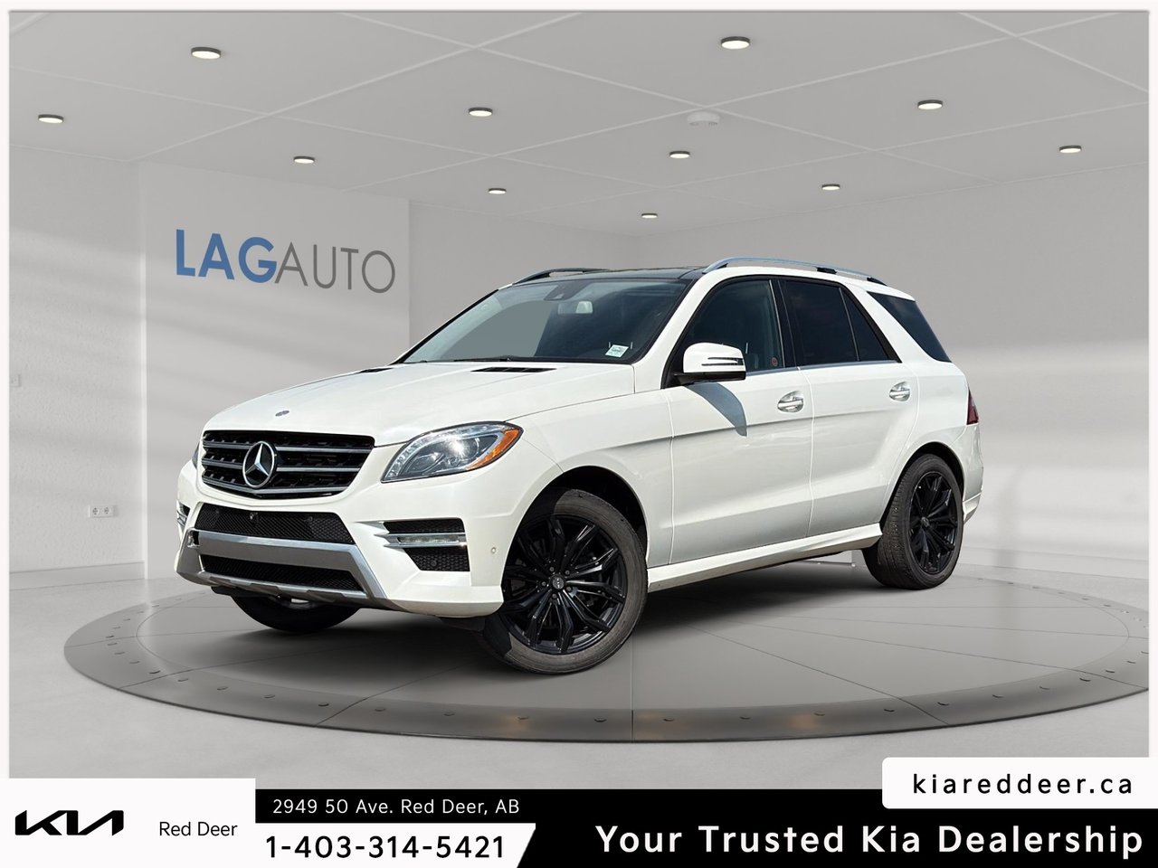 White 2014 Mercedes-Benz M-Class SUV / Crossover All-Wheel Drive Automatic