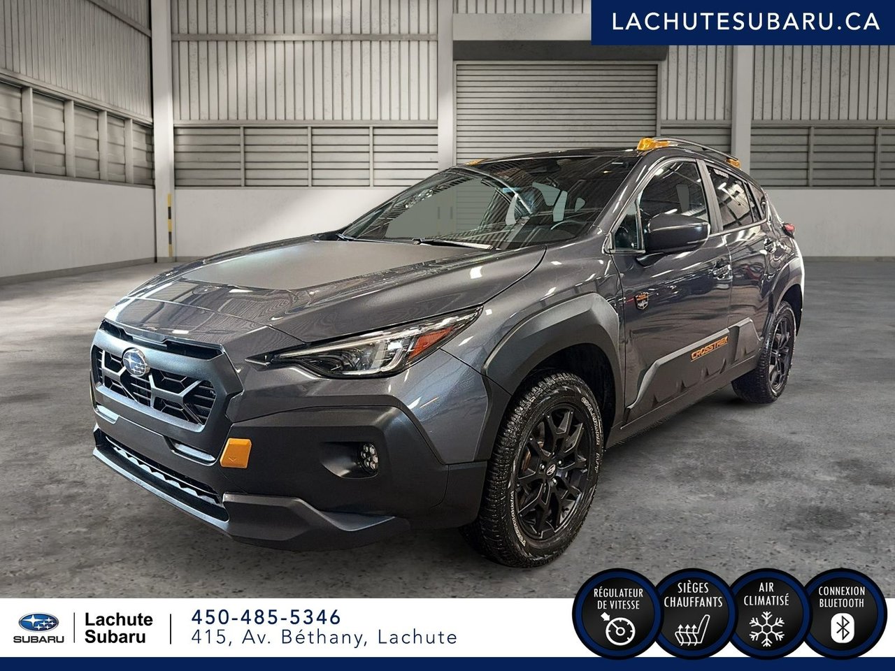Black (Charcoal) 2024 Subaru Crosstrek Wilderness AWD SUV / Crossover All-Wheel Drive Continuously Variable Transmission