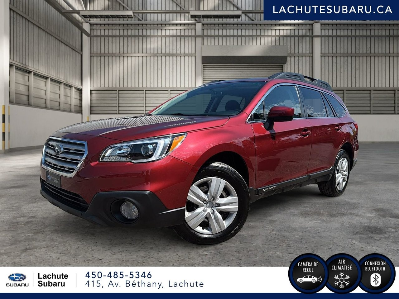 Red 2017 Subaru Outback 2.5i AWD Wagon All-Wheel Drive Automatic