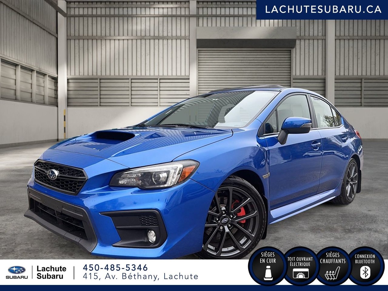 Blue 2019 Subaru WRX Sedan  Manual