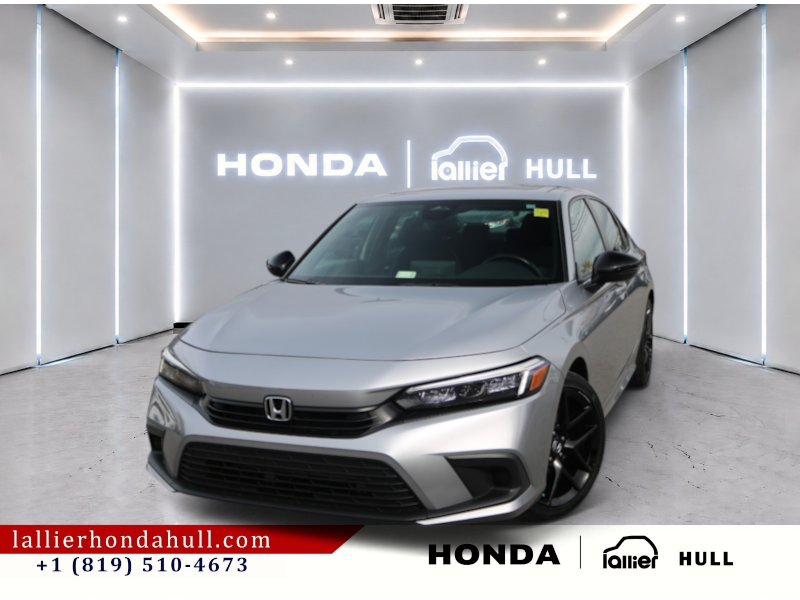 Lunar Silver Metallic 2024 Honda Civic Sedan Front-Wheel Drive Automatic