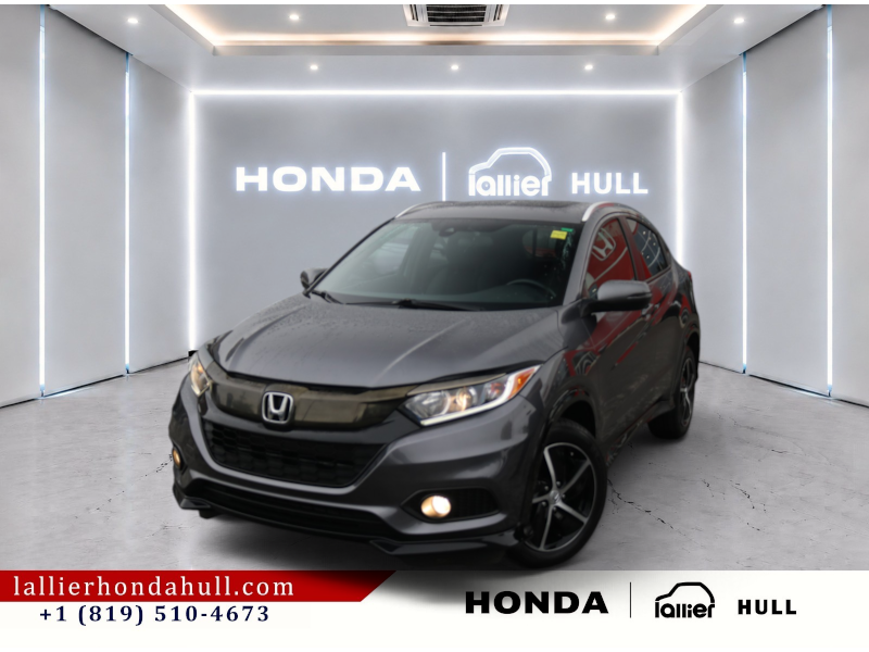Gray (Modern Steel Metallic) 2021 Honda HR-V SUV / Crossover All-Wheel Drive Automatic