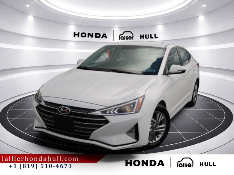 Polar White 2019 Hyundai Elantra Sedan Automatic